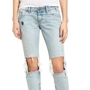 One Teaspoon Freebirds Ripped Boyfriend Jeans